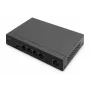 DIGITUS Switch PoE 4+1 porte Ethernet Unmanaged 4 porte PoE,