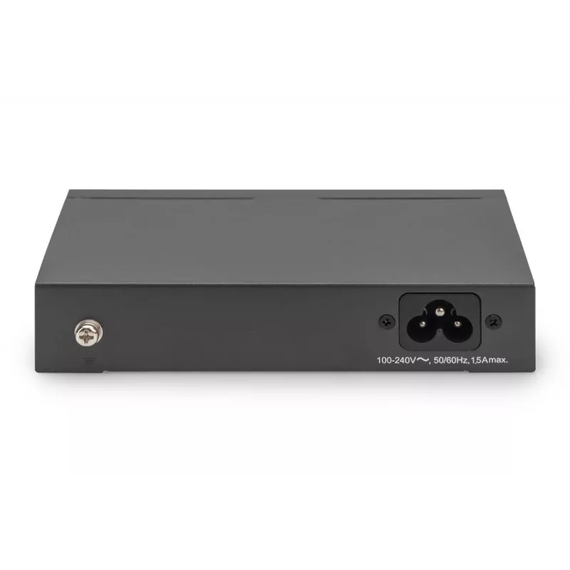 DIGITUS Switch PoE 4+1 porte Ethernet Unmanaged 4 porte PoE,