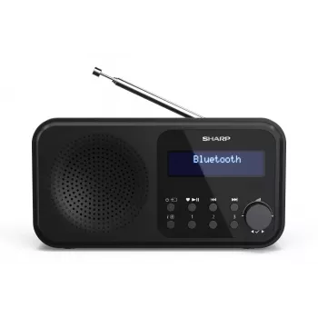 Sharp DR-P420(BK) Tokyo Radio digitale portatile, Portatile, Digitale, DAB, DAB+, FM, Auto-Scan, Auto-Tuning, 2 W, AAC