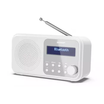 Sharp DR-P420(WH) Tokyo Radio digitale portatile, Portatile, Digitale, DAB, DAB+, FM, Auto-Scan, Auto-Tuning, 2 W, AAC