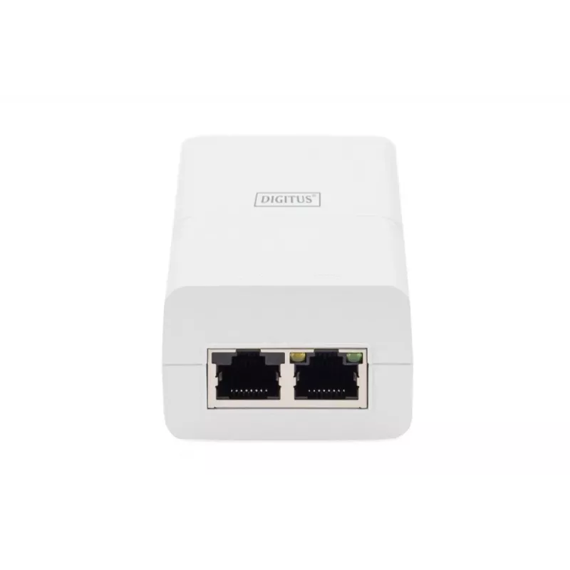 DIGITUS Iniettore Gigabit Ethernet PoE+ 802.3at, 30 W, case compatto, bianco
