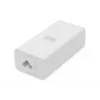 DIGITUS Iniettore Gigabit Ethernet PoE+ 802.3at, 30 W, case compatto, bianco