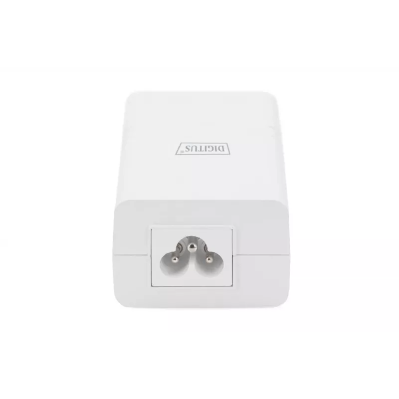 DIGITUS Iniettore Gigabit Ethernet PoE+ 802.3at, 30 W, case compatto, bianco