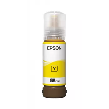 Epson EcoTank 107 flacone d'inchiostro, giallo, 70 ml (C13T09B440)