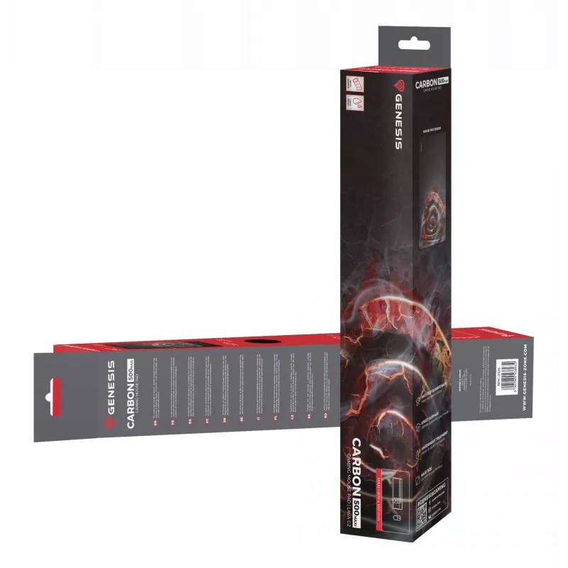 Tappetino gaming GENESIS Carbon 500 Maxi Lava G2 multicolore