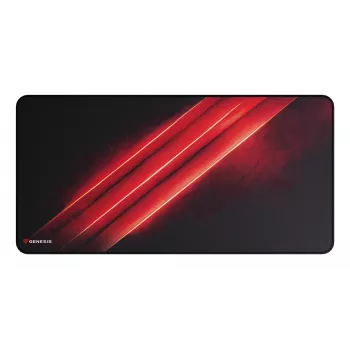 Tappetino gaming GENESIS Carbon 500 Maxi Flash G2 nero, rosso