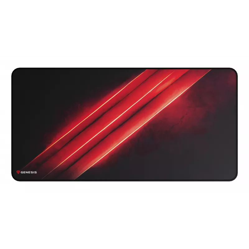 Tappetino gaming GENESIS Carbon 500 Maxi Flash G2 nero, rosso