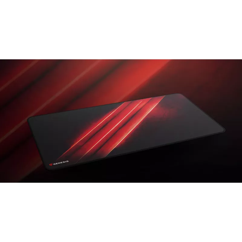 Tappetino gaming GENESIS Carbon 500 Maxi Flash G2 nero, rosso