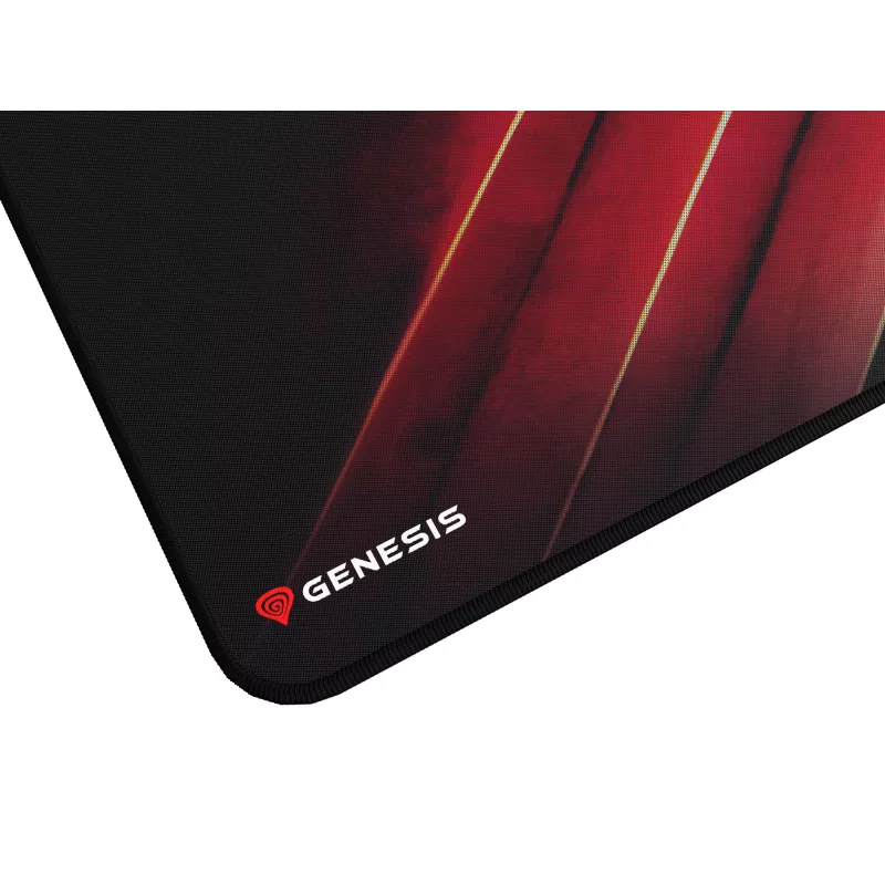 Tappetino gaming GENESIS Carbon 500 Maxi Flash G2 nero, rosso