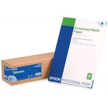 Epson Enhanced Matte Paper, 24 pollici x 30,5 m, 189g/m², 30,5 m, 60,9 cm, 61 cm (24 pollici), opaco, 265 µm, 189 g/m²