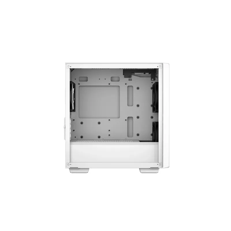 Case PC DeepCool CC360 WH ARGB Mini Tower bianco — Micro-ATX/Mini-ITX, vetro temperato, 2x 3,5 pollici + 3x 2,5 pollici, 2x ventole frontali 120 mm