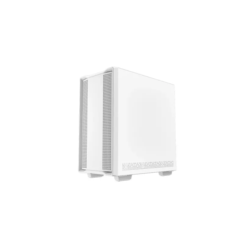 Case PC DeepCool CC360 WH ARGB Mini Tower bianco — Micro-ATX/Mini-ITX, vetro temperato, 2x 3,5 pollici + 3x 2,5 pollici, 2x ventole frontali 120 mm