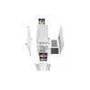 Case PC DeepCool CC360 WH ARGB Mini Tower bianco — Micro-ATX/Mini-ITX, vetro temperato, 2x 3,5 pollici + 3x 2,5 pollici, 2x ventole frontali 120 mm