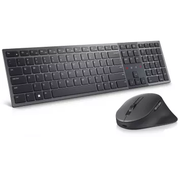 DELL Pro Premium Collaboration Keyboard e Mouse - KM900 - US International (QWERTY)