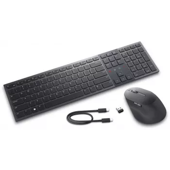 DELL Pro Premium Collaboration Keyboard e Mouse - KM900 - US International (QWERTY)