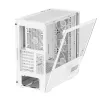 DeepCool CH560 Digital WH case PC Mid-Tower, E-ATX/ATX, vetro temperato, 3 ventole ARGB da 140 mm, display di stato digitale, USB-C, bianco