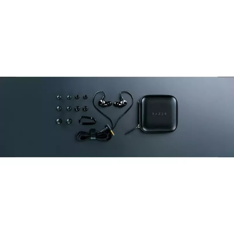 Cuffie in-ear cablate Razer Moray, nere