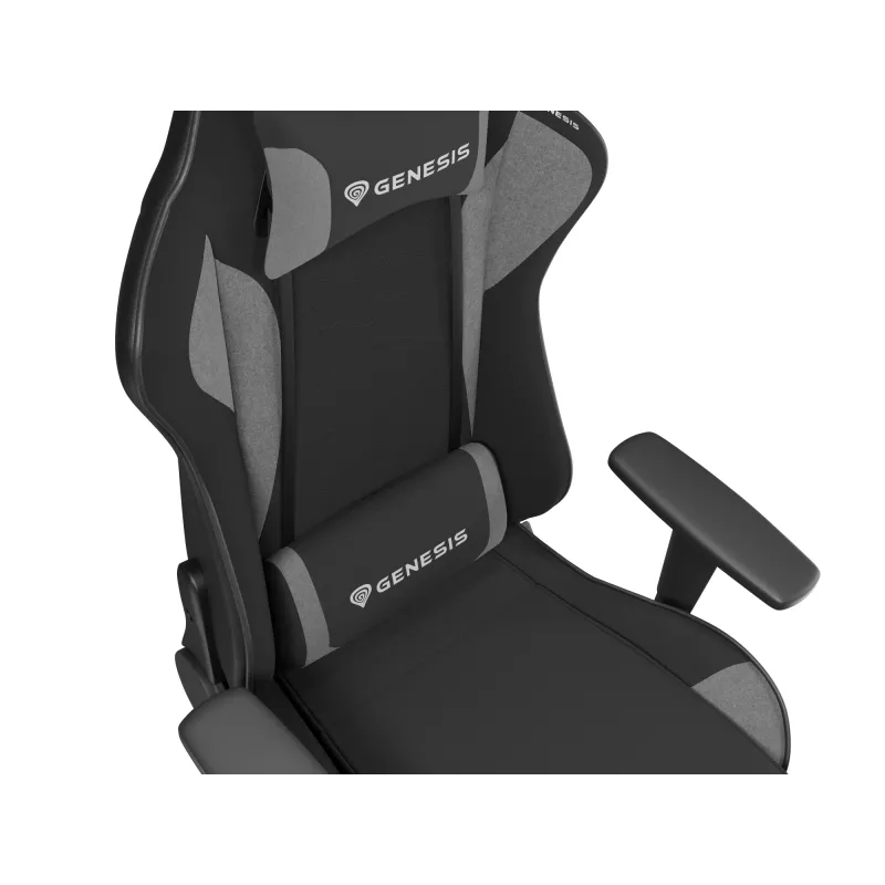 Sedia gaming per PC GENESIS NITRO 440 G2 seduta imbottita nero grigio max. 120 kg