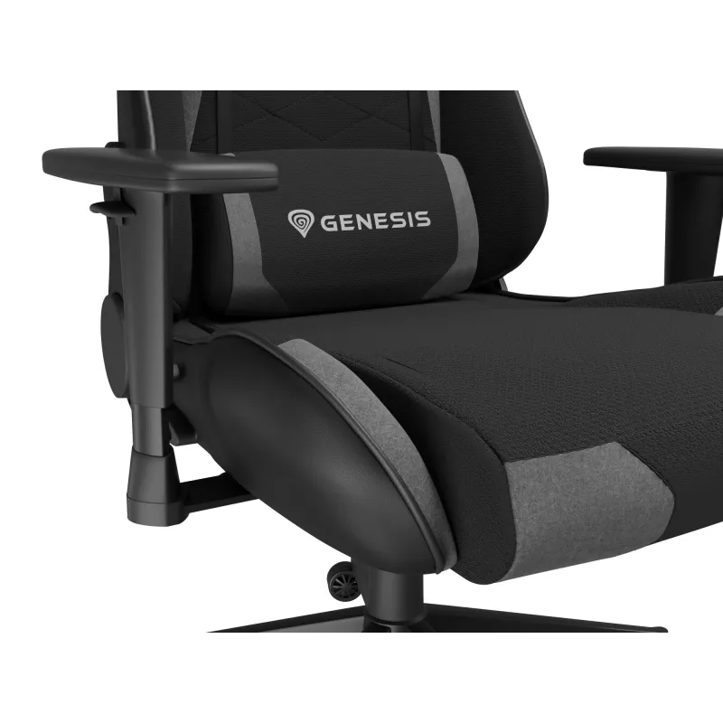 Sedia gaming per PC GENESIS NITRO 440 G2 seduta imbottita nero grigio max. 120 kg