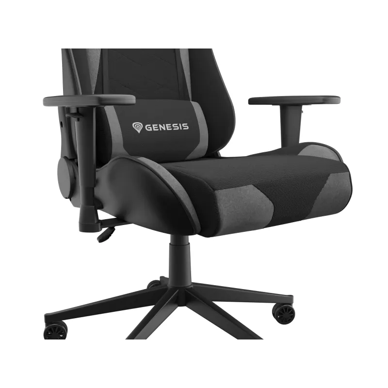 Sedia gaming per PC GENESIS NITRO 440 G2 seduta imbottita nero grigio max. 120 kg