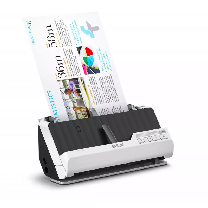 Epson DS-C490 scanner ADF + alimentatore 600 x 600 DPI A4 nero, bianco