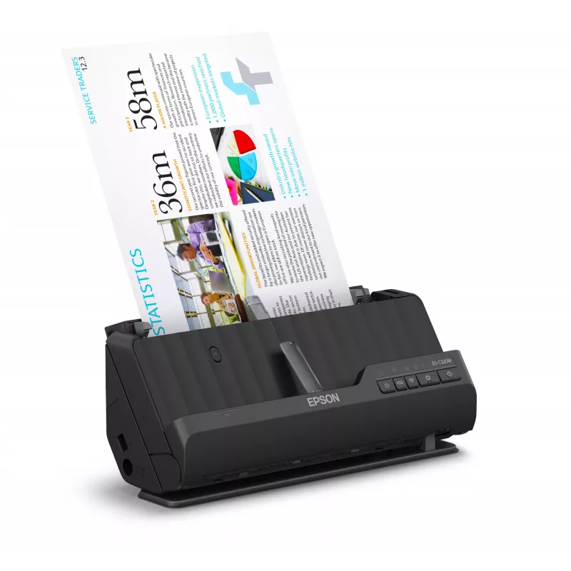 Epson ES-C320W scanner ADF + alimentatore 600 x 600 DPI A4 nero