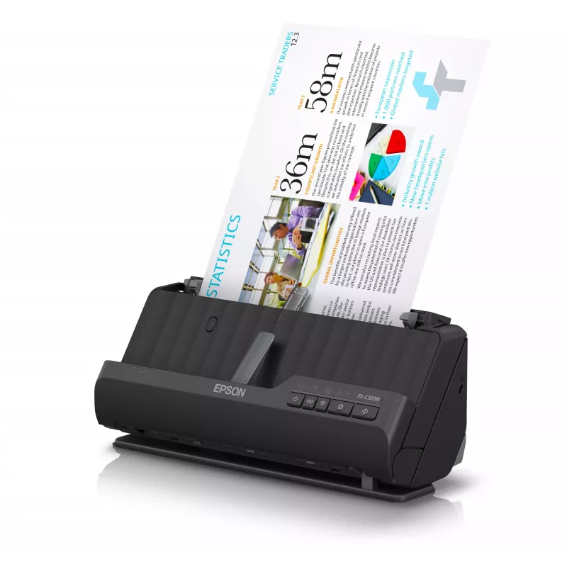 Epson ES-C320W scanner ADF + alimentatore 600 x 600 DPI A4 nero