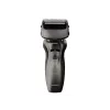 Panasonic ES-RW33 rasoio elettrico a lamina, Wet & Dry, senza fili, trimmer a scomparsa, autonomia 30 min, nero/argento