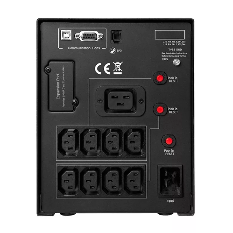 CyberPower PR2200ELCDSL UPS (gruppo di continuità) line-interactive 2,2 kVA 1980 W 9 prese AC