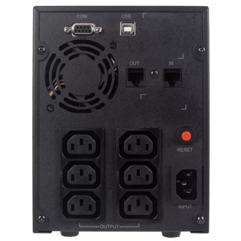 CyberPower Value2200EILCD UPS line-interactive, 2200 VA (2,2 kVA), 1320 W, 6x IEC C13, AVR, LCD, USB, tower, 230 V