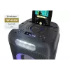 Sharp PS-949 XParty Street Beat speaker per feste, 132 W, Bluetooth 5.0, batteria integrata, 12 h di riproduzione, IPX4, USB/AUX, gioco di luci LED, nero