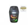 Sharp PS-949 XParty Street Beat speaker per feste, 132 W, Bluetooth 5.0, batteria integrata, 12 h di riproduzione, IPX4, USB/AUX, gioco di luci LED, nero