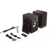 Diffusori da scaffale Sharp 2 vie marroni con filo e wireless 60 W