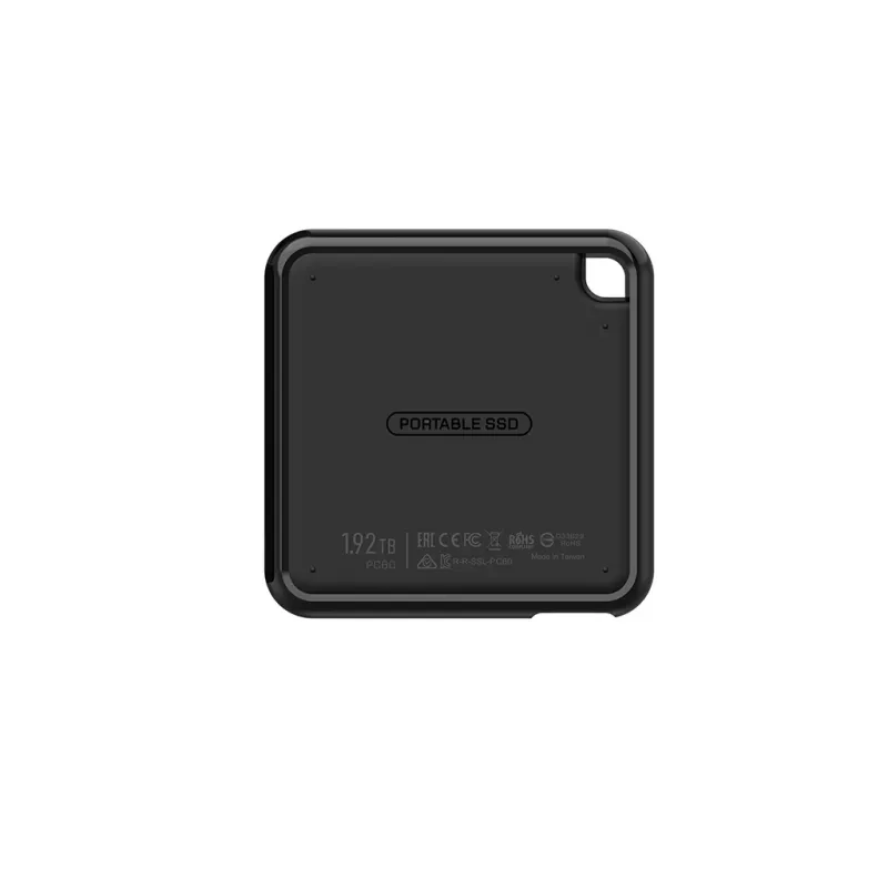SSD portatile SILICON POWER - Pc60 - 2TB - USB 3.2 - nero