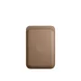 Apple FineWoven Wallet compatibile MagSafe tortora