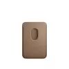 Apple FineWoven Wallet compatibile MagSafe tortora