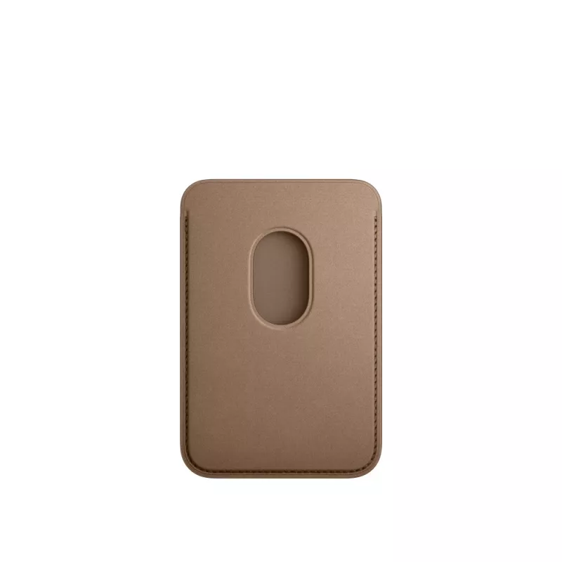 Apple FineWoven Wallet compatibile MagSafe tortora