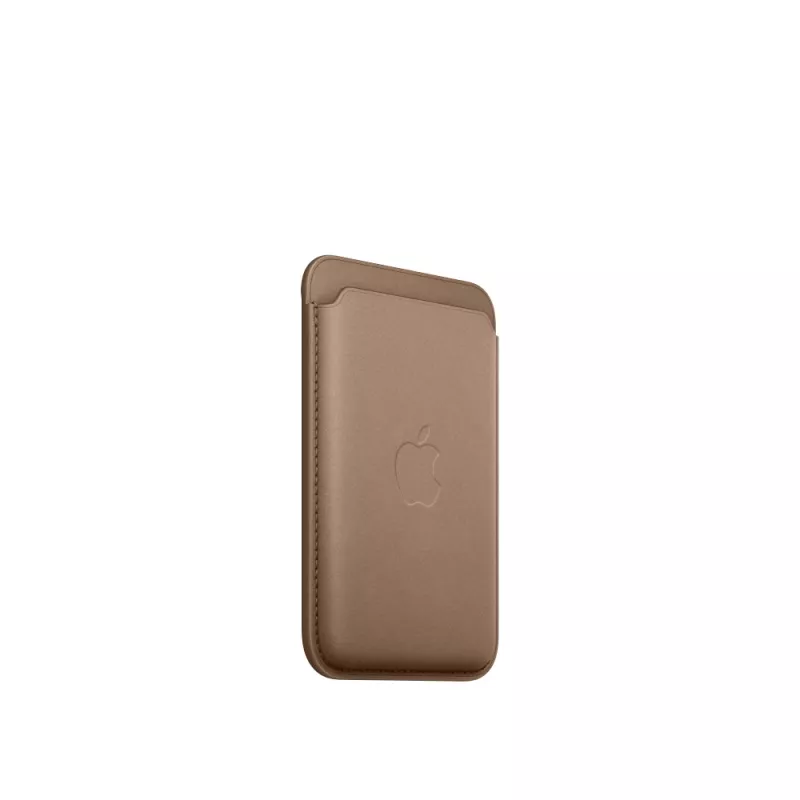 Apple FineWoven Wallet compatibile MagSafe tortora