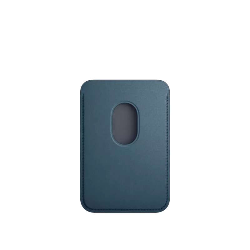 Apple FineWoven Wallet compatibile MagSafe blu Pacifico