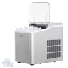 Macchina per cubetti di ghiaccio Adler AD 8086 potenza 100 W argento