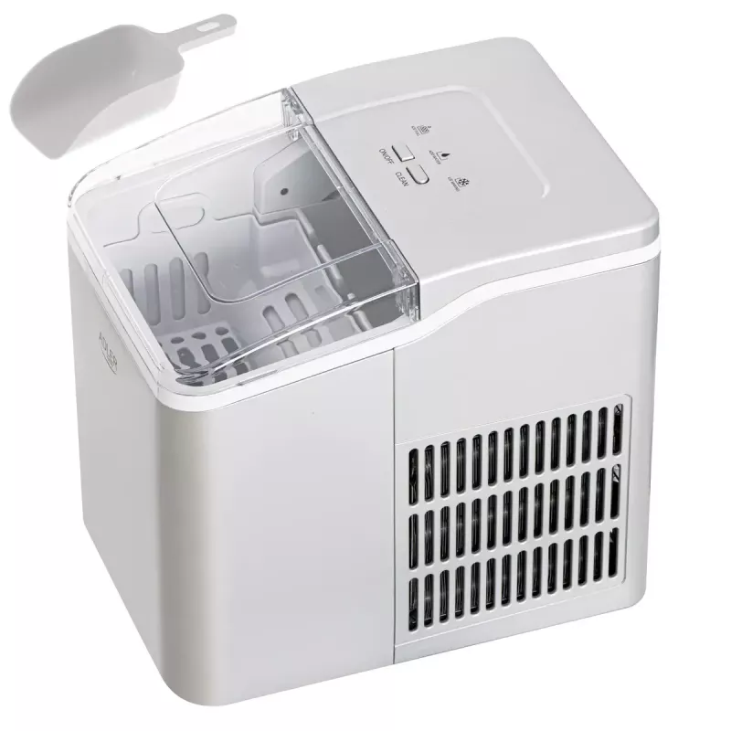 Macchina per cubetti di ghiaccio Adler AD 8086 potenza 100 W argento