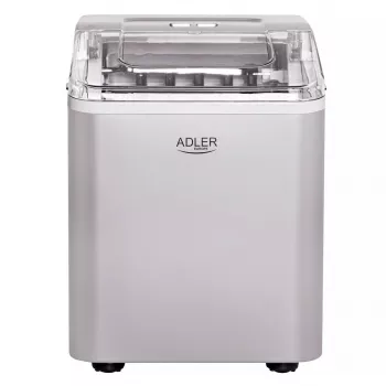 Macchina per cubetti di ghiaccio Adler AD 8086 potenza 100 W argento