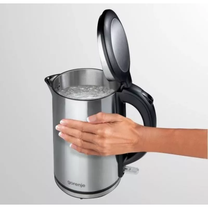 Gorenje K15DWS bollitore 1,5 l 2200 W nero, acciaio inox