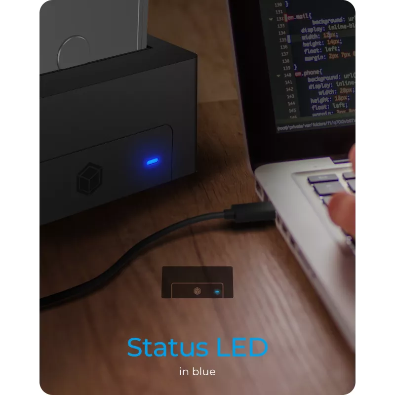 ICY BOX IB-1121-U3 USB 3.2 Gen 1 (3.1 Gen 1) Type-A nero