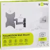 Goobay supporto a parete TV Basic FULLMOTION (S) 15 kg 23-42