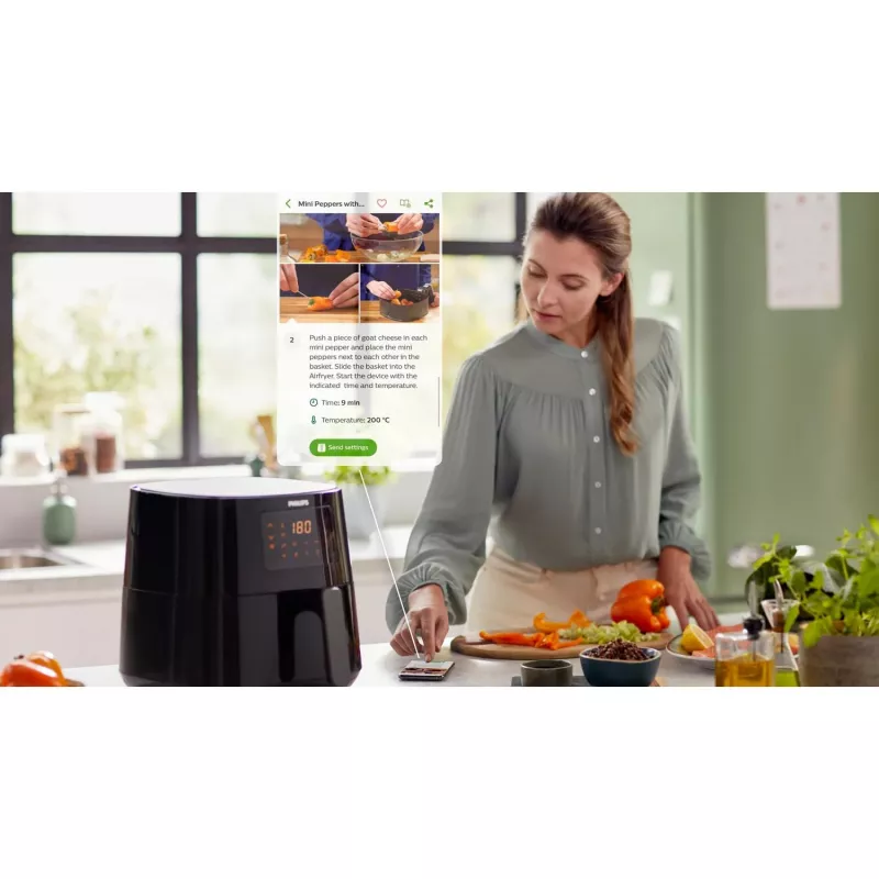 Philips Essential 5000 Series Connected HD9280/70 friggitrice ad aria 5000 Series XL