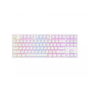 GENESIS Thor 404 TKL tastiera Gaming USB QWERTY US International bianco