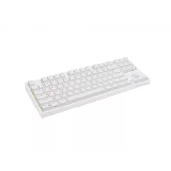 GENESIS Thor 404 TKL tastiera Gaming USB QWERTY US International bianco