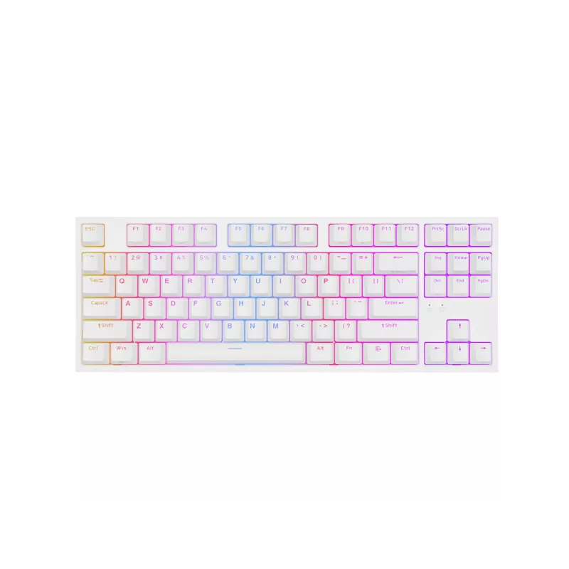 GENESIS Thor 404 TKL tastiera Gaming USB QWERTY US International bianco