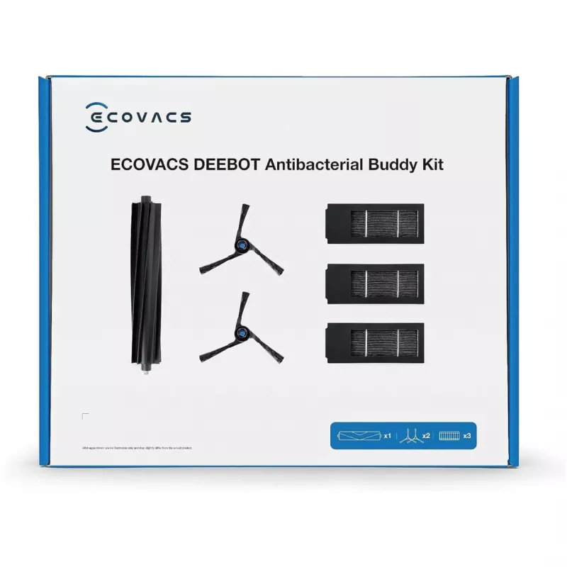 Kit accessori Ecovacs DKT060099 per robot aspirapolvere nero 6 pezzi